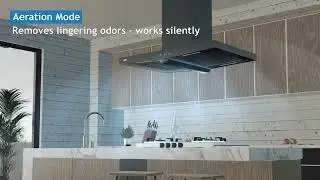 Auto Clean Island Kitchen Chimney Filter less with BLDC Motor 90cm 1600 m3/h (CH1000MSACISBL90)