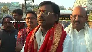 EX MP VIVEK VISIT TIRUMALA