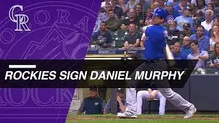 Daniel Murphy signs with the Rockies