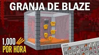 Granja de Blaze y Experiencia Minecraft 1.20 - 1.19 Tutorial - 1,000 Varas Por Hora!