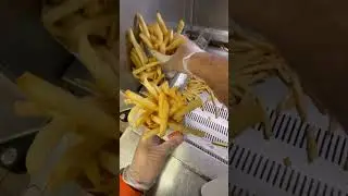 BK POV: Working The Fry Station At Burger King During A Lunch Rush #Shorts