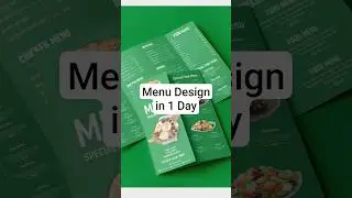 Just in 1 Day ! Restaurant Food Menu Design&nbsp;#cateringmenu #jaydesignhub #menudesign #shorts