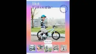 R for Rabbit Vroom Bicycle for Kids Cycle for 4 to 7 Years Boys & Girls 16T Inches | Training Whe...