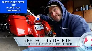 Reflector Removal! Harley Rear Reflector Delete!