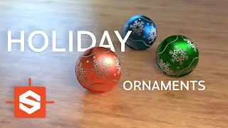 Create Holiday Ornaments in Substance Designer | Glitter, Geometric Shapes, and Metalness