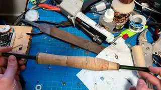 5wt Birch Bark Grip Fly Rod Build: Reel Seat Install