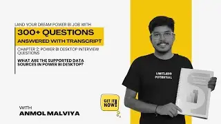 Supported Data Sources in Power BI Desktop | Q5 | 300 Power BI Interview Questions Answered