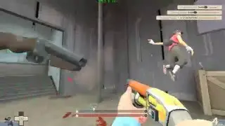 TF2 - Market gardener fun on plr_hightower