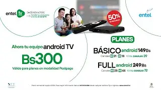 50% de descuento en tu equipo Android TV 📺