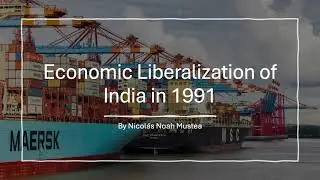 The Indian Economic Liberalisation 1991