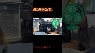 2014 Tesla Model S AC blower replace save money and DIY fast and easy fix #tesla #diy #automobile