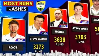 🚨 Most Runs in the Ashes History | All Time Top Run Scorers in Ashes