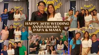 Vlog #2 Happy 30th Wedding Anniversary, Papa & Mama | Erika Tamayo