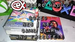 CeX Retro Game Haul - FREEBIE!! Boxed NES, N64, Game Gear and Steelbooks