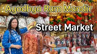 Ayodhya Ram Mandir Market | Shopping in Ayodhya Ram Mandir | Ram Janmabhoomi 
