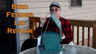 How to easily repair a Bird Feeder Lid
