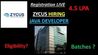 ZYCUS HIRING | JAVA DEVELOPER | 4.5 LPA