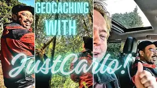 GEOCACHING WITH JUSTCARLO DURING THE FRASER VALLEY CACHE CACHE BASH! | An AMAZING Gadget Cache!