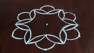 2 Easy and creative daily rangoli designs only (5*3) dots // East daily kolams //