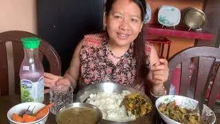 Damauli bata lerako Kalo Daal sanga Aaja ko Mukbang #mukbang #lmghale