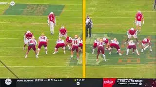 Vincent Shavers Sack Nebraska Husker Blackshirt Football vs Boston College 12/28/24 Pinstripe Bowl