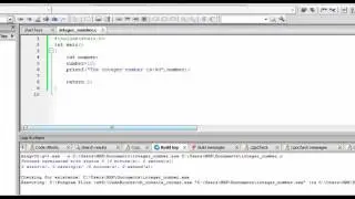 C programming tutorial to store an integer number
