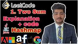 Two sum | Leetcode 1 easy | Hashmap |String problem | Java | solution with dry run |