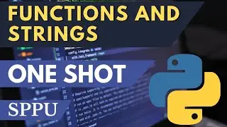 PPS Unit 3 One Shot | SPPU | Functions And Strings In Python | #engineering #python #pps
