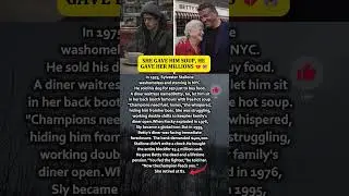 Sylvester Stallone found the waitress who fed him... 🥺❤️