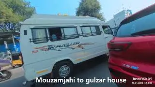 25 01 2026 Mouzamjahi to gulzar house #youtube #reels #trending #hyderabad #vlog #rider  #instagram