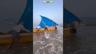 #day87 How do you raise the sail on a raft? #chinnateppa #teppa #padava #boat #fishingboat #terachaapa