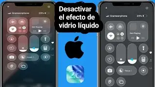 C&oacute;mo desactivar el efecto de vidrio l&iacute;quido en iPhone (iOS 26)