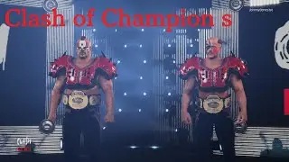 Clash Of Champions WCW Tag Team Champions The Road Warriors vs Sting & Total Package Lex Luger