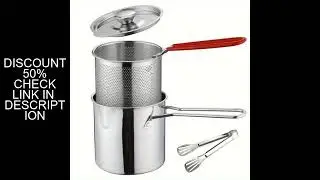 4 piece StainlesMet Zeef Mand Voor Frietjes Kip Keukenpannen Roestvrijstalen Friteuse Pot Japanse  T