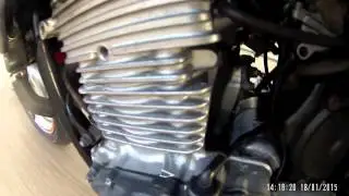 The sound of  a bad chain/sprockets on your motorcycle