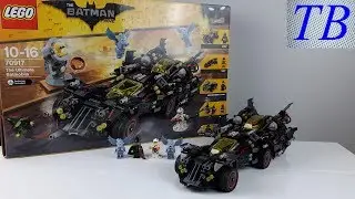 the lego batman movie 70917 the ultimate batmobile - lego speed build