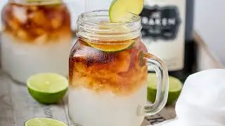 Dark and Stormy Cocktail