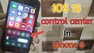 Set Ios 15 control centre in iphone 6. // #laddidhiman //