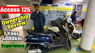 Suzuki Access 125 Ownership Review 1 Year 4000km Experience 