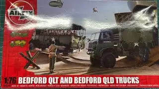 Airfix Bedford QLT and Bedford QLD Trucks 1/76 Scale model Vehicle