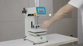 【8x8 #Pneumatic Trademark #Machine | 0.3mm precise Positioning | Expert in Small item hot Stamping 】