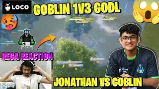 Regaltos reaction on Goblin 1v3 GodL in lan finals😱 BGMS finals highlights