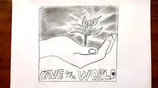 how to draw hand holding something/hand holding tree plant,draw hand for beginners,pencil sketch