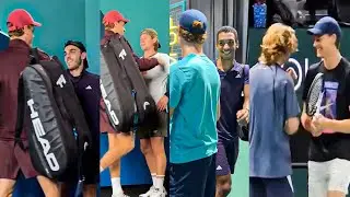 Here&rsquo;s How Sinner Treats His Rivals & Other Players | Lovely Moments | Paris 2025