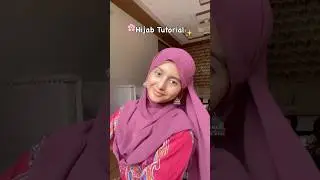 Hijab tutorial with earrings✨ #hijab #hijabstyle #shorts
