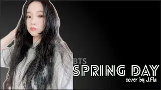 BTS - Spring Day (봄날) (cover by J. Fla)(Lyrics)