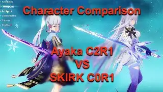 Ayaka C2 vs Skirk C0! How big is the difference?? | Genshin Impact Showcase