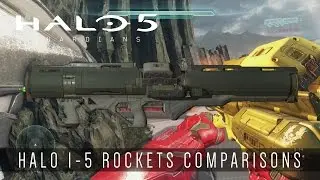 Halo 5: Guardians - Rocket Launcher Comparisons (Halo 1-5)