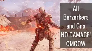 God of War Ragnarok - All Berzerkers & Gna NO DAMAGE GMGOW (300 subs celebration)
