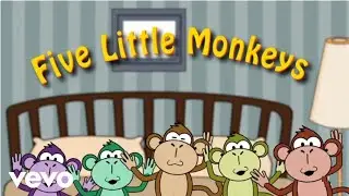 evokids - Five Little Monkeys | Nursery Rhymes | Kids songs